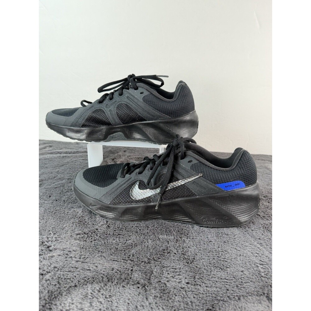 Nike Metcon 9 AMP Big Kids 6Y Black Silver Blue Training Shoes HQ2007-004